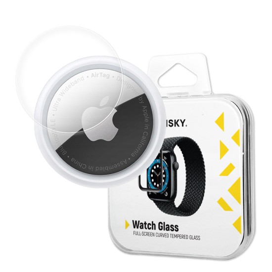 Wozinsky Watch Glass hybrid AirTag glass black Wozinsky Watch Glass hybrid AirTag glass black