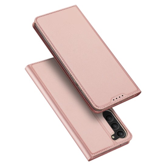 Dux Ducis Skin Pro case for Samsung Galaxy S23+ flip cover card wallet stand pink Dux Ducis Skin Pro case for Samsung Galaxy S23+ flip cover card wallet stand pink