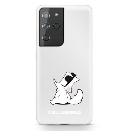 Karl Lagerfeld Choupette Fun Case for Samsung Galaxy S21 Ultra - Transparent