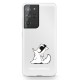 Karl Lagerfeld Choupette Fun Case for Samsung Galaxy S21 Ultra - Transparent