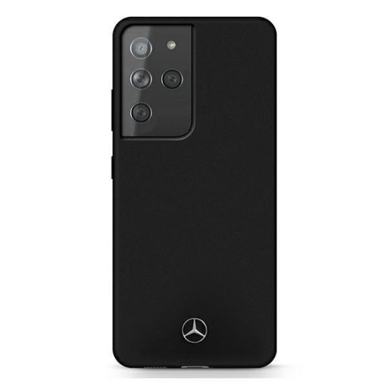 Mercedes Silicone Line Case for Samsung Galaxy S21 Ultra - Black