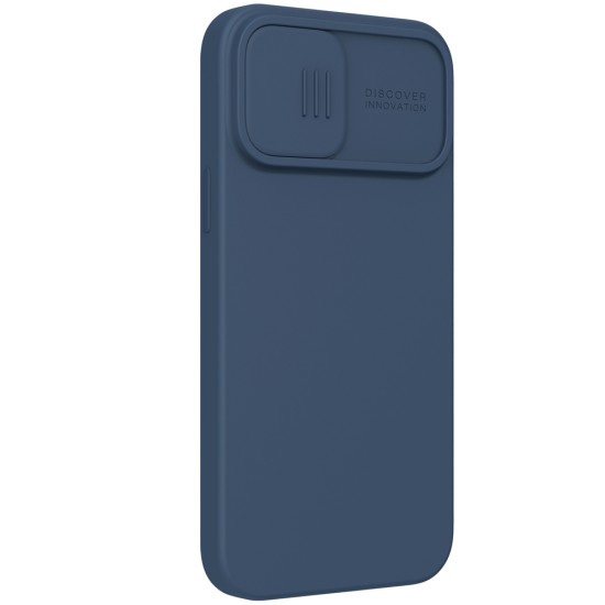 Nillkin CamShield Silky Silicone Case cover with camera cover for iPhone 13 Pro Max blue Nillkin CamShield Silky Silicone Case cover with camera cover for iPhone 13 Pro Max blue