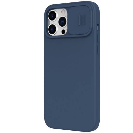 Nillkin CamShield Silky Silicone Case cover with camera cover for iPhone 13 Pro Max blue Nillkin CamShield Silky Silicone Case cover with camera cover for iPhone 13 Pro Max blue