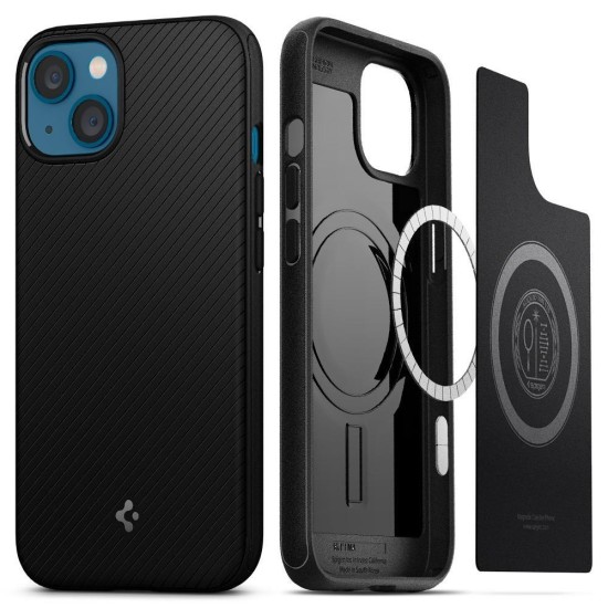 Spigen Mag Armor Case with MagSafe for iPhone 13 - Matte Black Spigen Mag Armor Case with MagSafe for iPhone 13 - Matte Black