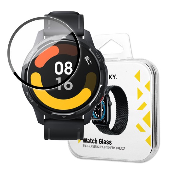 Wozinsky Watch Glass hybrid glass for Xiaomi Watch Color 2 black Wozinsky Watch Glass hybrid glass for Xiaomi Watch Color 2 black