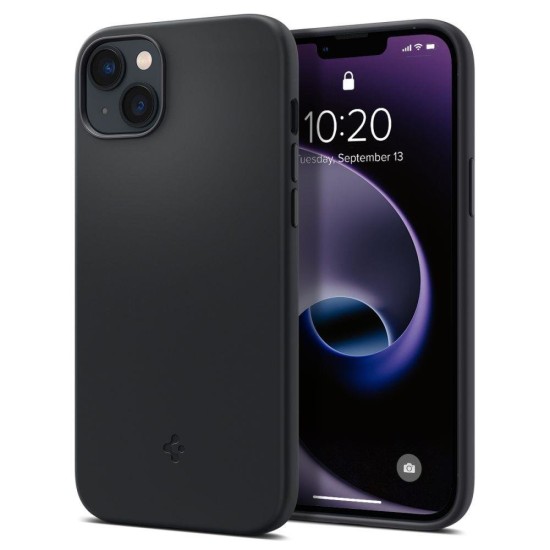 Spigen Silicone Fit Mag Case with MagSafe for iPhone 14 Plus - Black Spigen Silicone Fit Mag Case with MagSafe for iPhone 14 Plus - Black