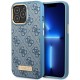 Guess GUHMP14LU4GPRB iPhone 14 Pro 6.1" blue/blue hard case 4G Logo Plate MagSafe Guess GUHMP14LU4GPRB iPhone 14 Pro 6.1" blue/blue hard case 4G Logo Plate MagSafe