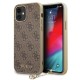 Guess GUHCP12SGF4GBR iPhone 12 mini 5.4" brown/brown hardcase 4G Charms Collection Guess GUHCP12SGF4GBR iPhone 12 mini 5.4" brown/brown hardcase 4G Charms Collection