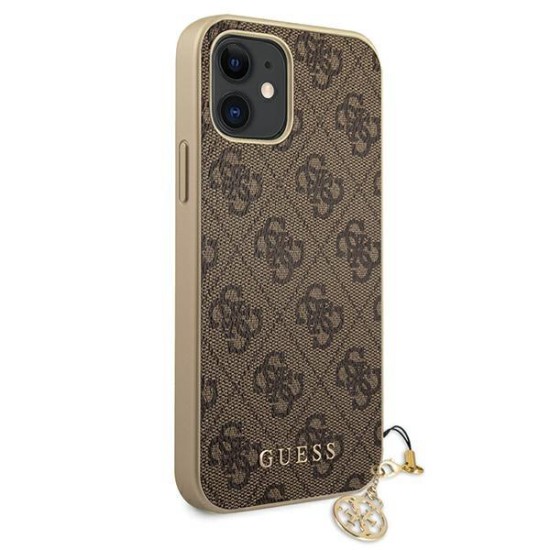 Guess GUHCP12SGF4GBR iPhone 12 mini 5.4" brown/brown hardcase 4G Charms Collection Guess GUHCP12SGF4GBR iPhone 12 mini 5.4" brown/brown hardcase 4G Charms Collection