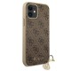 Guess GUHCP12SGF4GBR iPhone 12 mini 5.4" brown/brown hardcase 4G Charms Collection Guess GUHCP12SGF4GBR iPhone 12 mini 5.4" brown/brown hardcase 4G Charms Collection