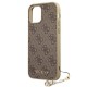 Guess GUHCP12SGF4GBR iPhone 12 mini 5.4" brown/brown hardcase 4G Charms Collection Guess GUHCP12SGF4GBR iPhone 12 mini 5.4" brown/brown hardcase 4G Charms Collection