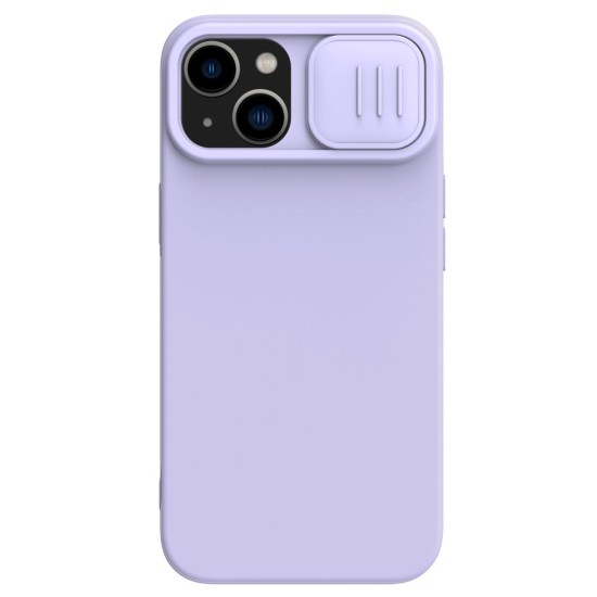 Nillkin CamShield Silky Silicone Case iPhone 14 Plus Case with Camera Protector Purple Nillkin CamShield Silky Silicone Case iPhone 14 Plus Case with Camera Protector Purple