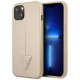 Guess GUHCP13SPSATLE iPhone 13 mini 5,4 "beige / beige hardcase SaffianoTriangle Logo Guess GUHCP13SPSATLE iPhone 13 mini 5,4 "beige / beige hardcase SaffianoTriangle Logo