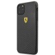 Ferrari Hardcase FESPCHCN65CBBK iPhone 11 Pro Max black/black On Track Carbon Effect