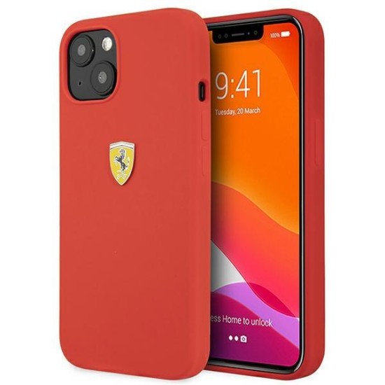 Ferrari FESSIHCP13SRE iPhone 13 mini 5.4" red/red hardcase Silicone Ferrari FESSIHCP13SRE iPhone 13 mini 5.4" red/red hardcase Silicone