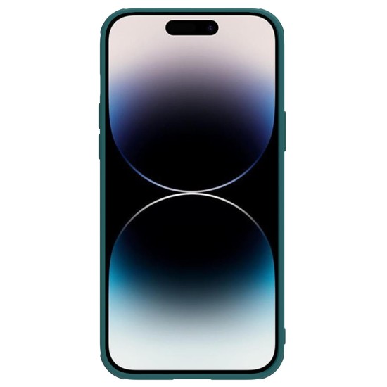 Nillkin CamShield Leather S Case iPhone 14 Pro cover with camera cover green Nillkin CamShield Leather S Case iPhone 14 Pro cover with camera cover green