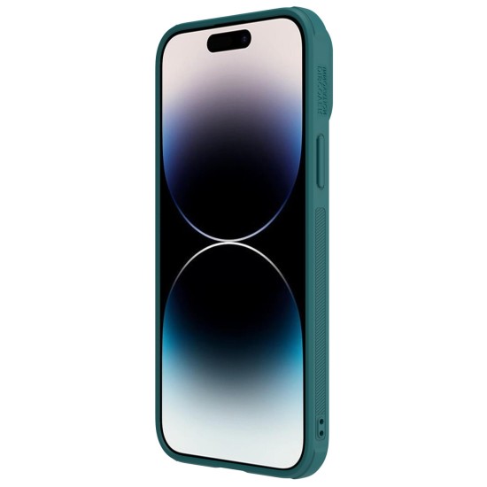 Nillkin CamShield Leather S Case iPhone 14 Pro cover with camera cover green Nillkin CamShield Leather S Case iPhone 14 Pro cover with camera cover green