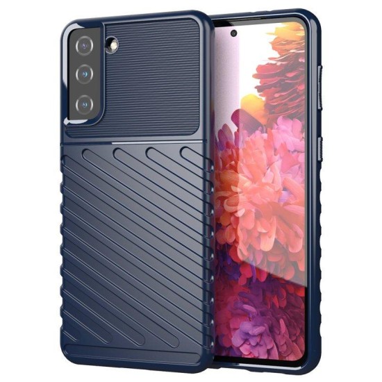 Thunder Case flexible armored cover for Samsung Galaxy S22 + (S22 Plus) blue Thunder Case flexible armored cover for Samsung Galaxy S22 + (S22 Plus) blue