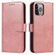 Magnet Case elegant bookcase type case with kickstand for iPhone 13 Pro Max pink Magnet Case elegant bookcase type case with kickstand for iPhone 13 Pro Max pink