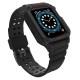 Protect Strap Band for Apple Watch 38/40/41mm Armored Case Strap - Black Protect Strap Band for Apple Watch 38/40/41mm Armored Case Strap - Black
