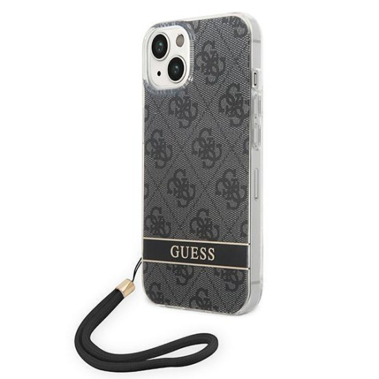 Guess GUOHCP14MH4STK iPhone 14 Plus 6.7 "black / black hardcase 4G Print Strap Guess GUOHCP14MH4STK iPhone 14 Plus 6.7 "black / black hardcase 4G Print Strap