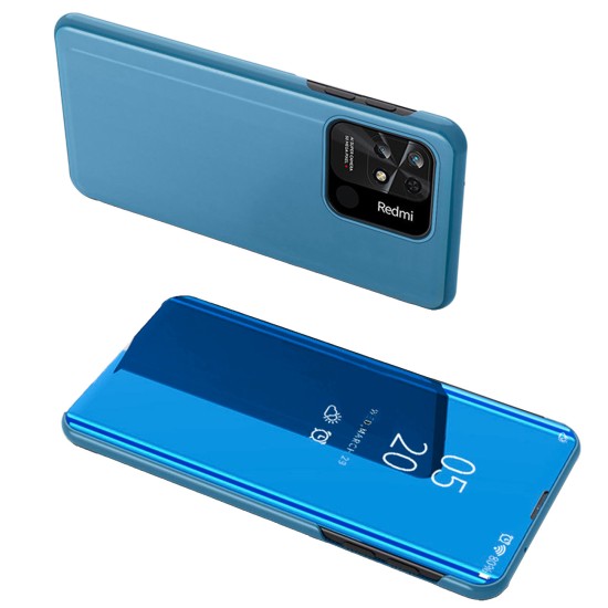 Clear View Case cover for Xiaomi Redmi 10C flip cover blue Clear View Case cover for Xiaomi Redmi 10C flip cover blue