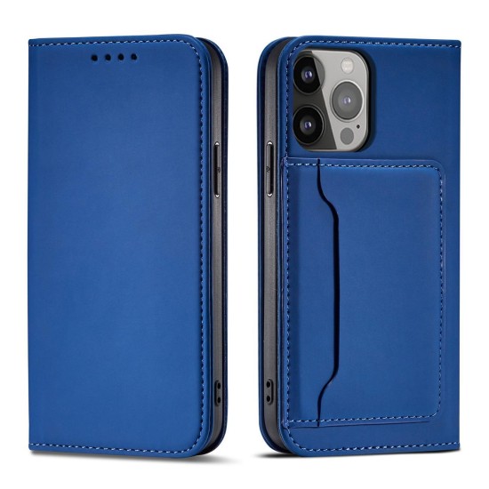 Magnet Card Case for Samsung Galaxy S23 flip cover wallet stand blue Magnet Card Case for Samsung Galaxy S23 flip cover wallet stand blue