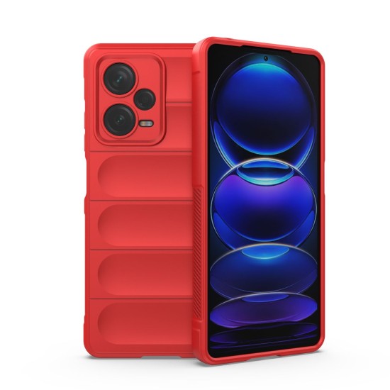 Magic Shield Case for Xiaomi Redmi Note 12 Pro+ flexible armored cover red Magic Shield Case for Xiaomi Redmi Note 12 Pro+ flexible armored cover red