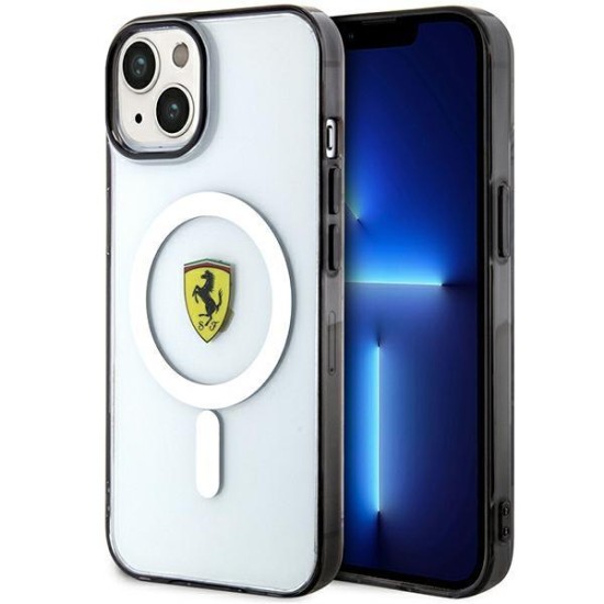Ferrari FEHMP14SURKT iPhone 14 6.1" clear/transparent hardcase Outline Magsafe Ferrari FEHMP14SURKT iPhone 14 6.1" clear/transparent hardcase Outline Magsafe