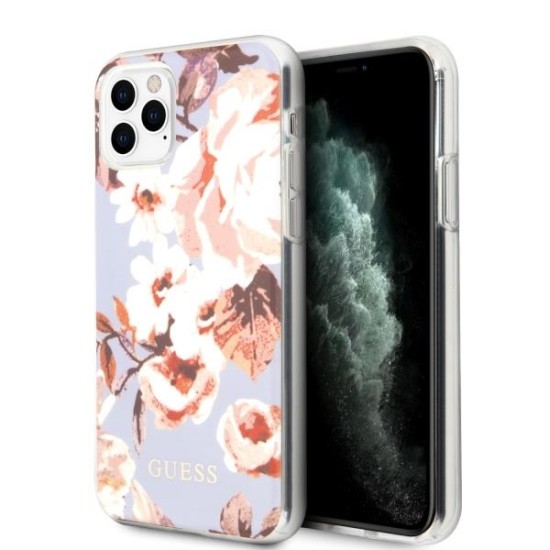 Guess GUHCN65IMLFL02 iPhone 11 Pro Max lilac/lilac N°2 Flower Collection Guess GUHCN65IMLFL02 iPhone 11 Pro Max lilac/lilac N°2 Flower Collection