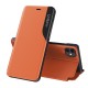 Eco Leather View Case elegant bookcase type case with kickstand for iPhone 13 Pro orange Eco Leather View Case elegant bookcase type case with kickstand for iPhone 13 Pro orange