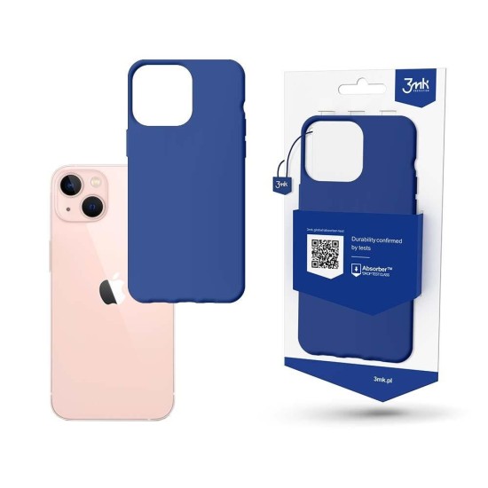 Case for iPhone 14 from the 3mk Matt Case series - blue Case for iPhone 14 from the 3mk Matt Case series - blue