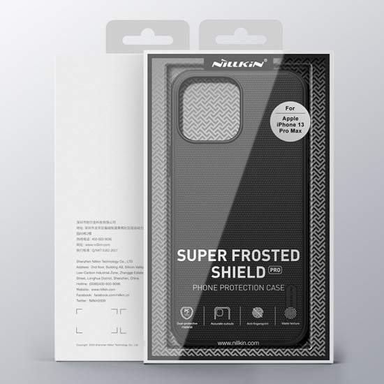 Nillkin Super Frosted Shield Pro Case durable for iPhone 13 Pro Max green