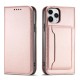 Magnet Card Case for iPhone 12 Pro Max Pouch Card Wallet Card Holder Pink Magnet Card Case for iPhone 12 Pro Max Pouch Card Wallet Card Holder Pink