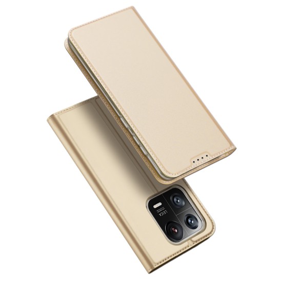 Dux Ducis Skin Pro Case Xiaomi 13 Pro Flip Card Wallet Gold Stand Dux Ducis Skin Pro Case Xiaomi 13 Pro Flip Card Wallet Gold Stand