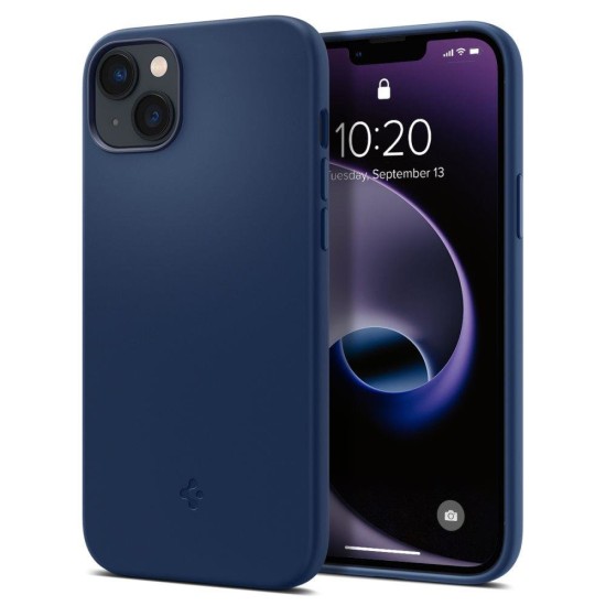 Spigen Silicone Fit Mag Case with MagSafe for iPhone 14 Plus - Blue Spigen Silicone Fit Mag Case with MagSafe for iPhone 14 Plus - Blue
