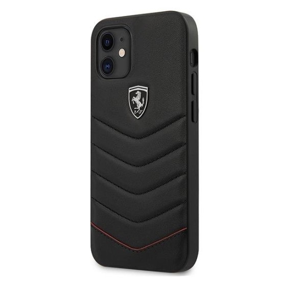 Ferrari FEHQUHCP12SBK iPhone 12 mini 5.4" black/black hardcase Off Track Quilted Ferrari FEHQUHCP12SBK iPhone 12 mini 5.4" black/black hardcase Off Track Quilted