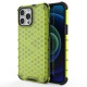 Honeycomb Case armor cover with TPU Bumper for iPhone 13 Pro Max green Honeycomb Case armor cover with TPU Bumper for iPhone 13 Pro Max green