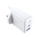 ACEFAST WALL CHARGER USB + TYPE C 32W UK PLUG WHITE