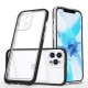 Clear 3in1 case for iPhone 12 Pro frame gel cover black Clear 3in1 case for iPhone 12 Pro frame gel cover black