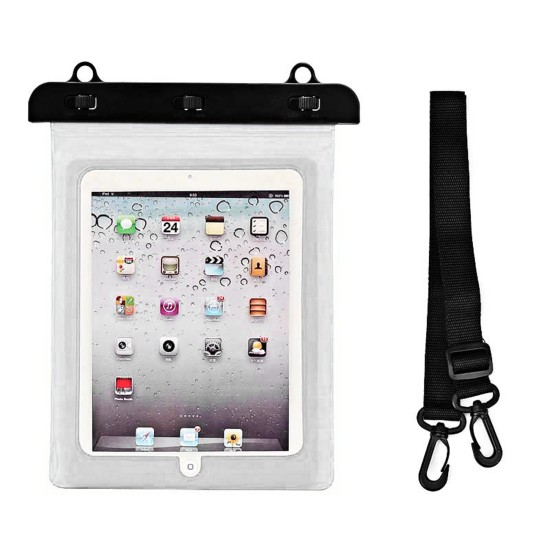Waterproof PVC tablet case - white Waterproof PVC tablet case - white