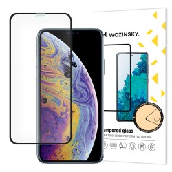 Wozinsky super tough full glue tempered glass full screen with frame case friendly Apple iphone 11 pro / iphone xs / iphone x black