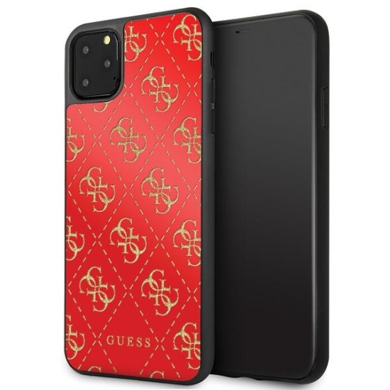 Guess GUHCN654GGPRE iPhone 11 Pro Max red/red hard case 4G Double Layer Glitter Guess GUHCN654GGPRE iPhone 11 Pro Max red/red hard case 4G Double Layer Glitter