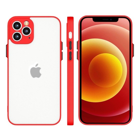Milky Case silicone flexible translucent case for Samsung Galaxy A42 5G red Milky Case silicone flexible translucent case for Samsung Galaxy A42 5G red