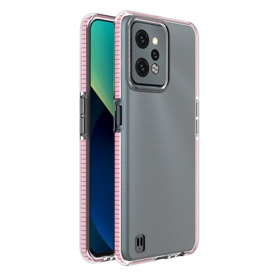 Spring Case for Realme C31 silicone case with a frame light pink Spring Case for Realme C31 silicone case with a frame light pink