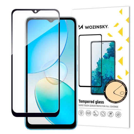 Wozinsky Full Glue Infinix Hot 12i Full Screen Tempered Glass with Frame black (case friendly) Wozinsky Full Glue Infinix Hot 12i Full Screen Tempered Glass with Frame black (case friendly)