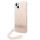Guess GUOHCP14MH4STP iPhone 14 Plus 6.7 "pink / pink hardcase 4G Print Strap Guess GUOHCP14MH4STP iPhone 14 Plus 6.7 "pink / pink hardcase 4G Print Strap