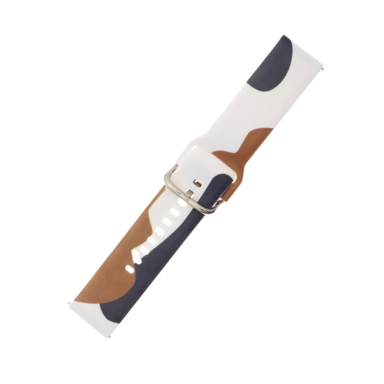 Strap Moro for Samsung Galaxy Watch 45 / 46 / 47 mm silicone bracelet watch band - pattern 1