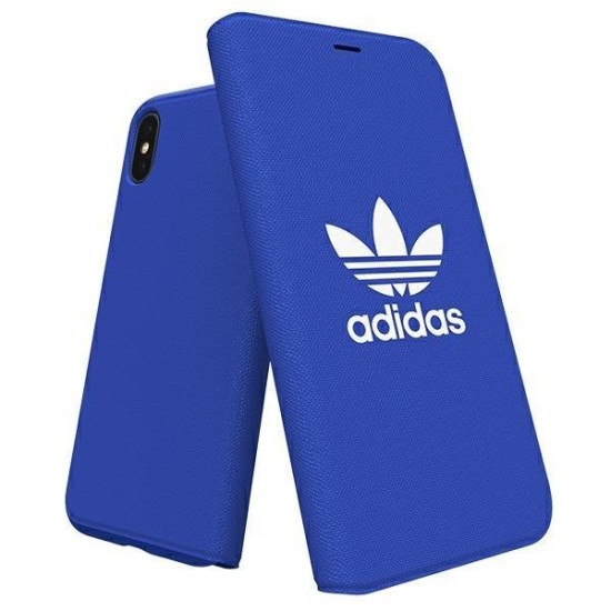 Adidas OR Booklet Case Canvas case for iPhone X/Xs - blue