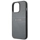 Guess GUHCP13LPSASBGR iPhone 13 Pro / 13 6.1" grey/grey Saffiano Strap